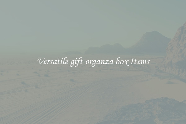 Versatile gift organza box Items