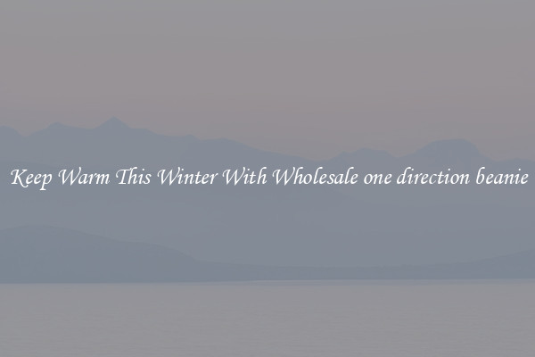 Keep Warm This Winter With Wholesale one direction beanie