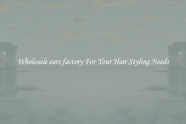 Wholesale ears factory For Your Hair Styling Needs