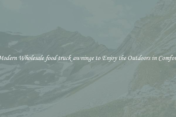 Modern Wholesale food truck awninge to Enjoy the Outdoors in Comfort