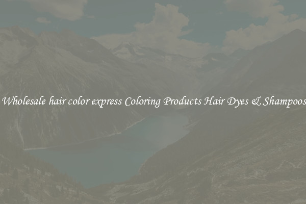 Wholesale hair color express Coloring Products Hair Dyes & Shampoos