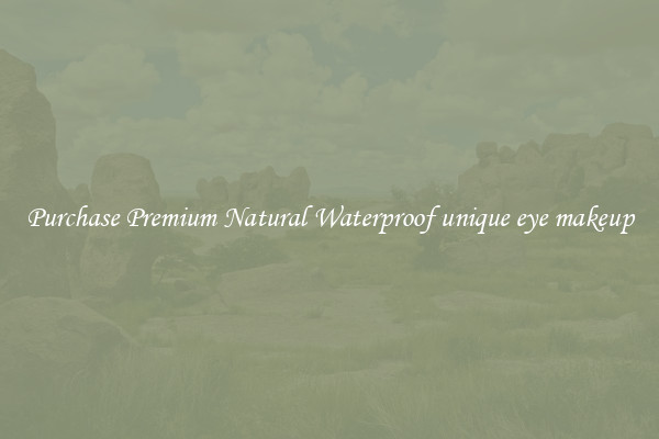 Purchase Premium Natural Waterproof unique eye makeup
